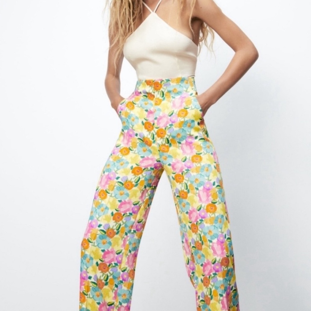Zara Top & Bottom Floral Set
